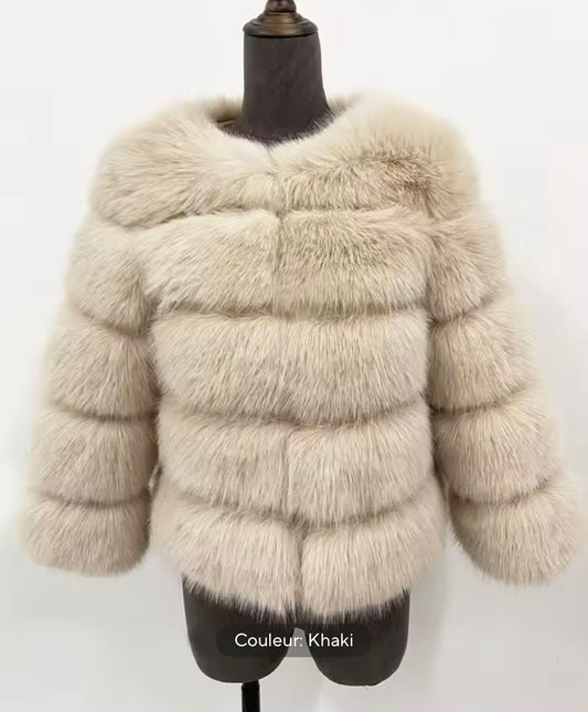 Fourrure kaki